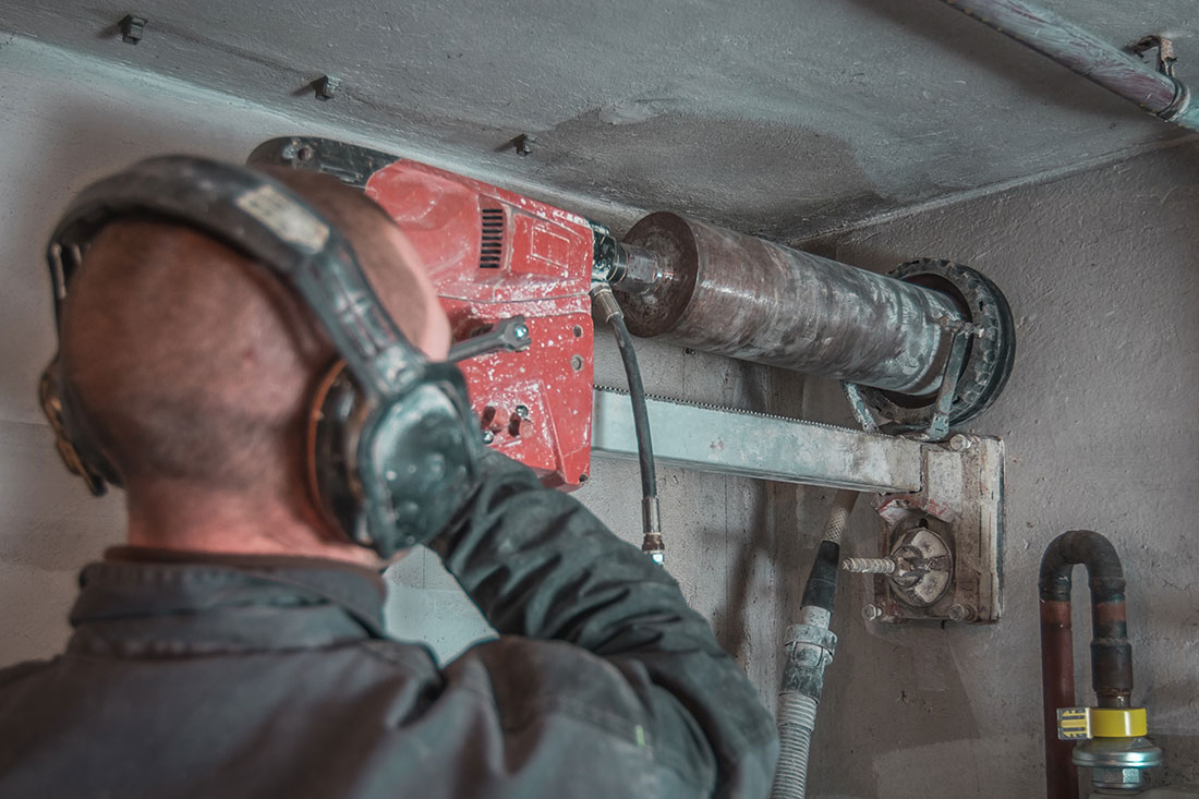 wiercenie otworów w betonie cena